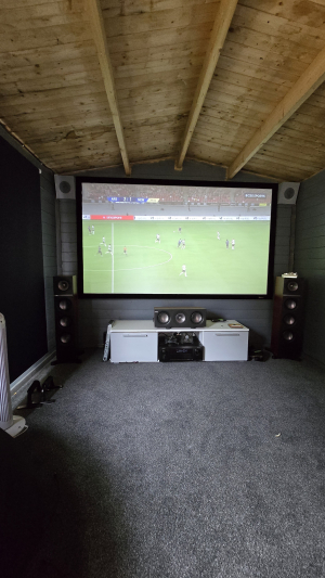 Watching in my man cave RG